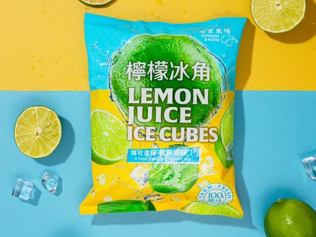 【純天然檸檬冰角 10袋裝】新鮮檸檬不必親榨 沁涼在地檸檬磚
