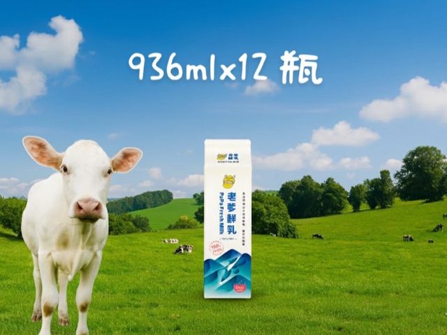 【老爹鮮乳 920cc 12瓶組】來自阿里山腳下的純淨乳源!