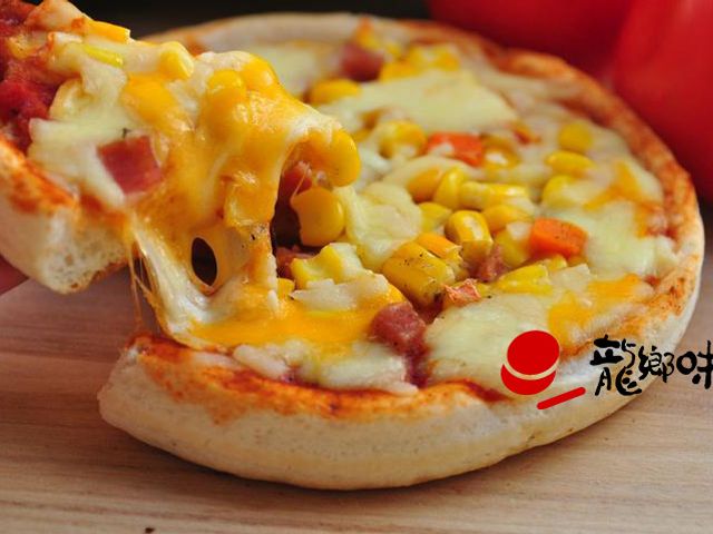 【龍鄉味 和風章魚燒披薩 6入組】厚底5吋披薩 １人獨享超滿足