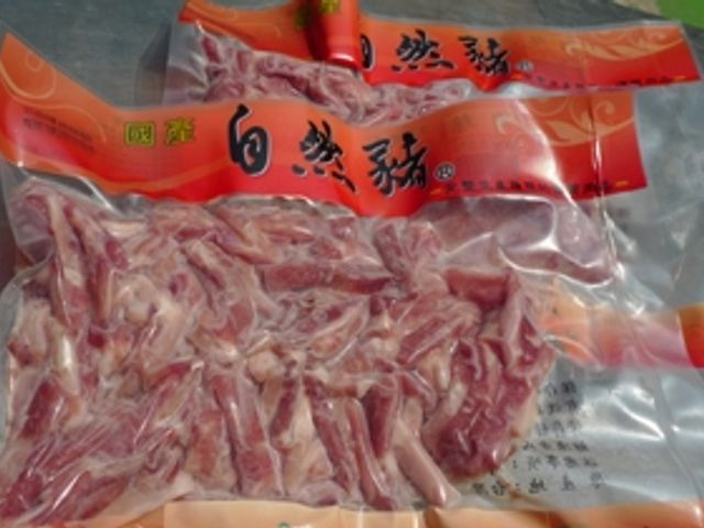 【自然豬 - 豬肉絲 300g】優質自然豬，樂活安心食