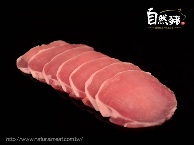 【自然豬 - 大里烤肉片(背肌肉) 300g】優質自然豬，樂活安心食