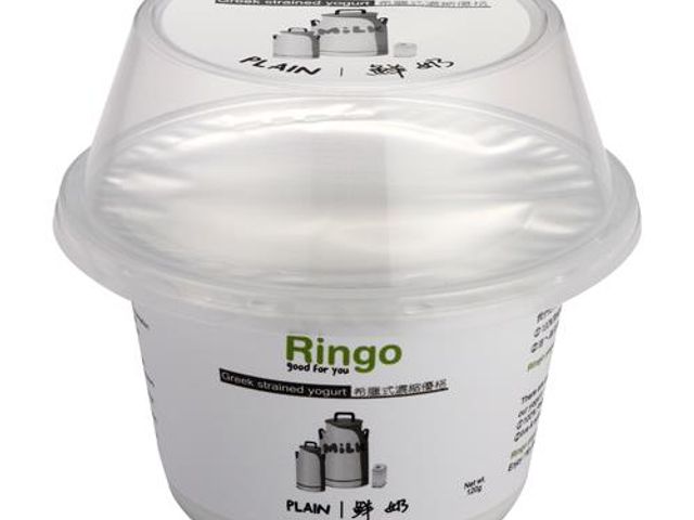 【Ringo品菓希臘優格 鮮奶口味 120g×12入】香濃綿密口感，體內環保的好幫手