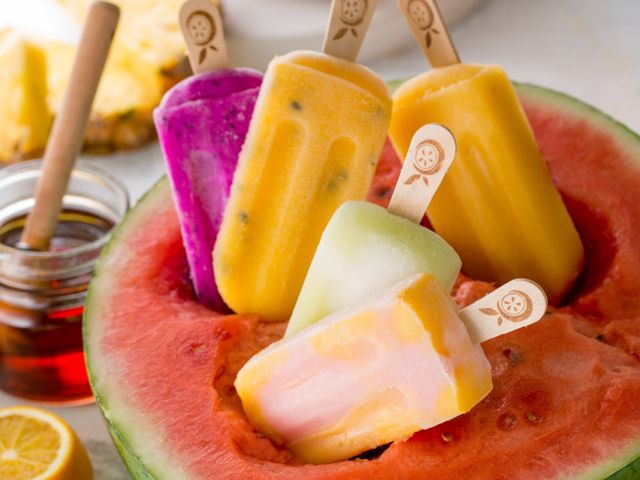 【唯果粒 - 綜合水果冰棒 10入組】五種口味一次滿足！