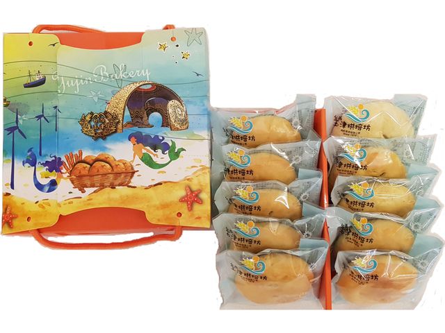 【台西玉津 - 牡蠣酥餅9入禮盒】鹹中帶甜的大海滋味！