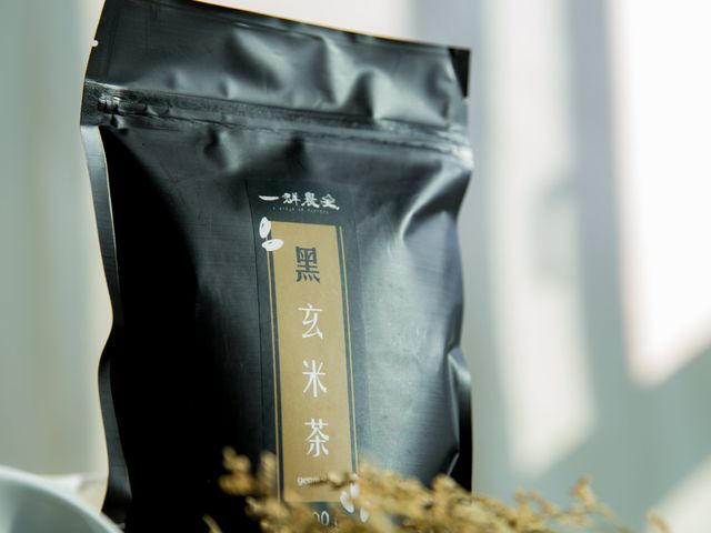 【將軍山農場 黑玄米茶300g】淡淡爆米香氣 滿滿花青素