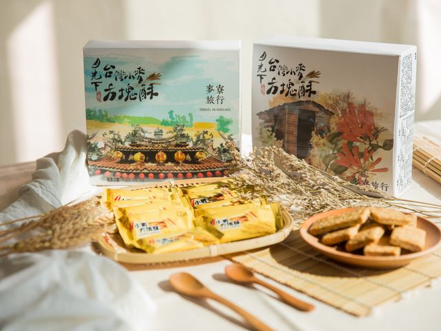 【月光下友善農場 - 台灣小麥方塊酥綜合口味30入】香濃小麥香，多種口味一次滿足！