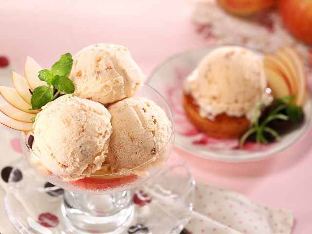 【奶香系列 - 法式蘋果派口味 135ml獨享杯】獨門配方 手工蘋果派與冰淇淋完美結合