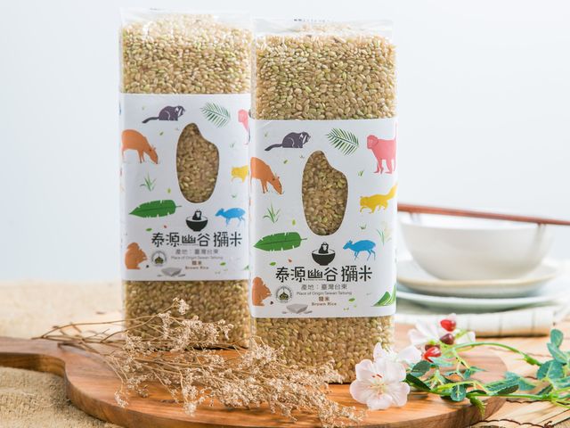 【泰源幽谷獼米 - 黃金糙米1380g】被山神守護的秘境，泰源幽谷優質糙米！