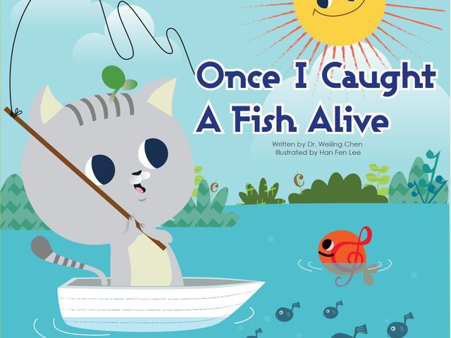 【親子音樂繪本 Once I caught a fish alive】和孩子一起在家學音樂！