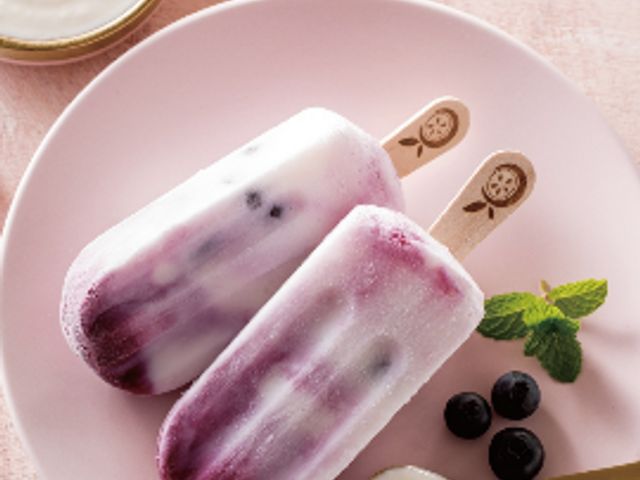【唯果粒 - 優格藍莓冰棒 10入組】吃得到整顆藍莓的冰棒！