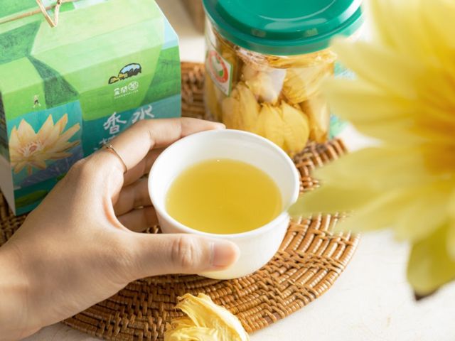 【御品蓮休閒農莊 - 有機香水蓮花茶ｘ2盒】喝得到原花的清香甘甜