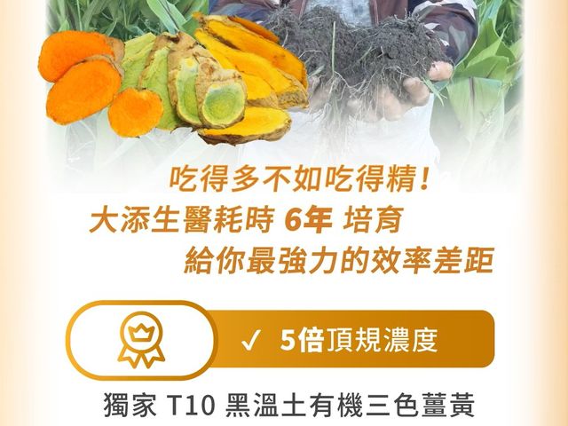 【倍倍力 薑黃膠囊(含胡椒鹼)30顆】來自花蓮世界級高品質有機三色薑黃