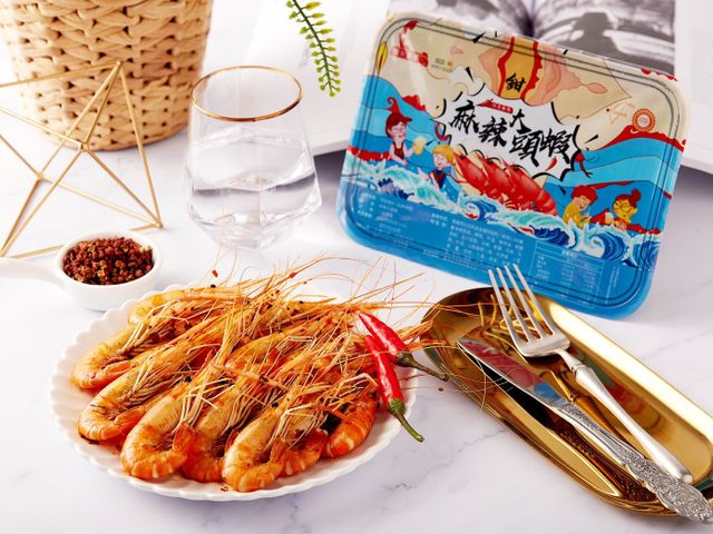 【有鉗真好 - 川香麻辣大頭蝦(小蝦)400g/盒】加熱即食 吃到會上癮的五星級泰國蝦子