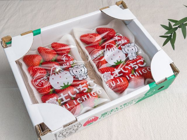 【空運預購 日本山梨縣 富士草莓280g×4盒】原裝進口 送禮自用兩相宜