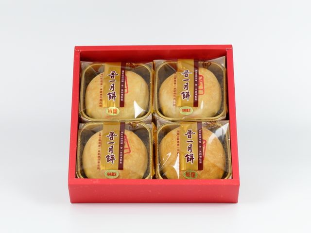 【預購！中秋團圓 - 翻毛月餅--椒鹽禮盒(4入)】蘇式翻毛酥皮月餅｜36+層酥到骨子裡，一口就上癮