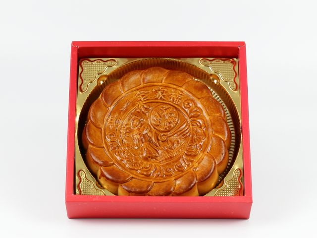 【預購！中秋團圓大餅 - 全家福核桃棗泥大月餅禮盒】古早味喜餅｜足足一斤超澎湃・核桃棗泥大滿足