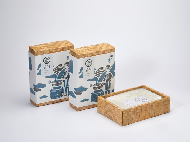 【雙11優惠82折！木可傳統蘿蔔糕禮盒x3盒(全素)】純米製作 木製蒸籠蒸煮而成