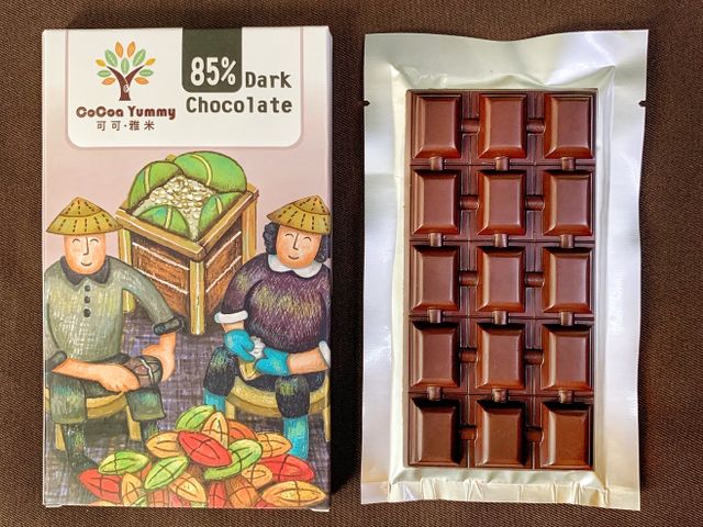 【屏東在地 85%台灣黑巧克力(40g)】原豆現磨不抽脂黑巧克力 減糖製作香氣足尾韻甘醇濃郁