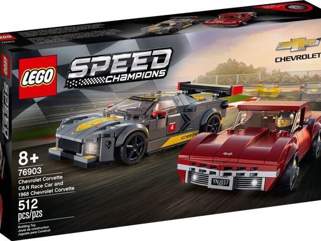 【樂高 LEGO 76903 賽車系列-Chevrolet Corvette C8.R & 1968】