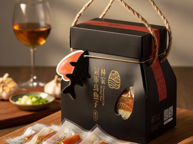 【神農獎！一口吃烏魚子即食包禮盒(120g)】送禮首選 面子與美味兼具