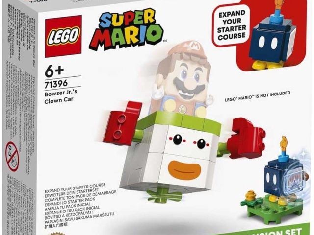 【樂高 LEGO 71396 Mario系列-庫巴Jr.的小丑飛船】