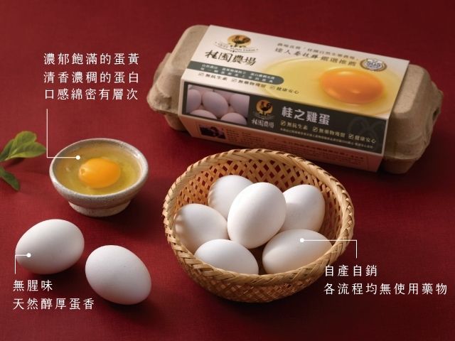 【桂園嚴選 桂之雞蛋 4盒】吃得安心 吃得健康