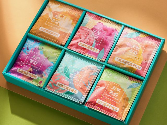【新北好茶 花果茶系列禮盒 1盒6款】花與果加入在地好茶 品嚐花果茶香