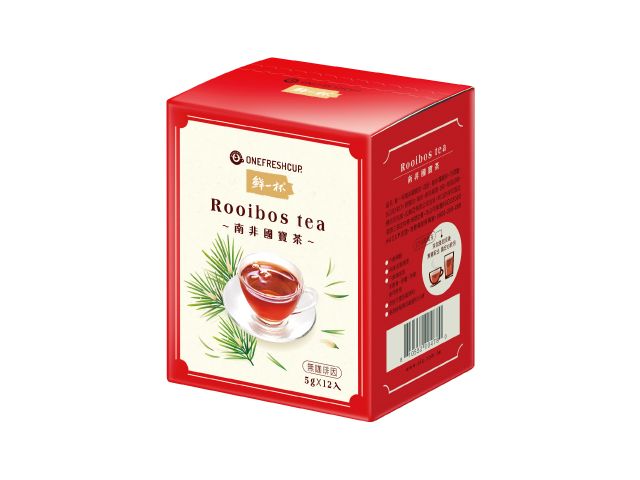 【鮮一杯 南非國寶茶(12包/盒)】在家也能品茗好茶 無咖啡因零負擔