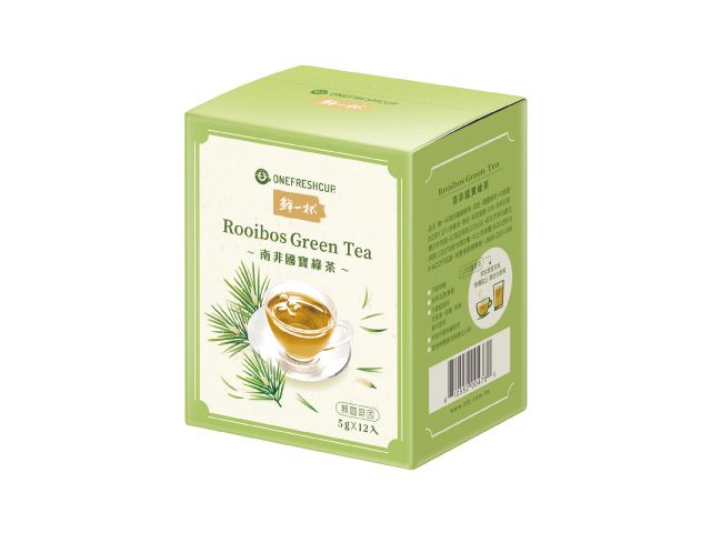 【鮮一杯 南非國寶綠茶(12包/盒)】在家也能品茗好茶 無咖啡因零負擔