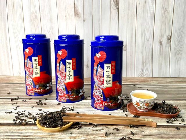 【新埔 東方美人茶一罐(50g)】傳統手工膨風茶 帶有獨特的果香和蜂蜜香氣