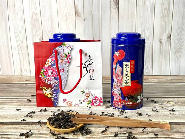 【新埔 東方美人茶一罐(50g)】傳統手工膨風茶 帶有獨特的果香和蜂蜜香氣