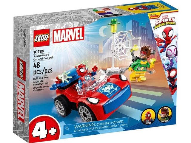 【樂高 LEGO 10789 漫威超級英雄系列-蜘蛛人與八爪博士 擲網飛車行動】