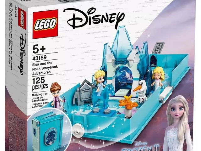 【樂高 LEGO 43189 Disney-艾莎與水靈諾克的口袋故事書】