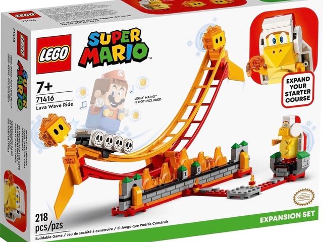 【樂高 LEGO 71416 Super Mario超級瑪利歐-熔岩波浪之旅】