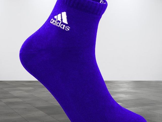【adidas  P1高機能短筒運動襪6入組(藍底/白logo)】品質卓越 台灣製造