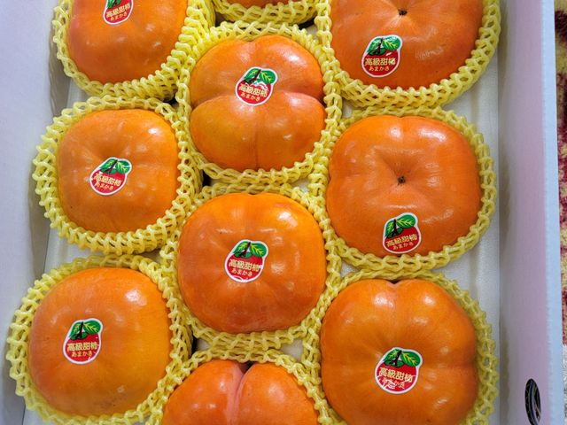 【仙境佳果！梨山日本甜柿10粒裝4.68斤禮盒】高海拔秘境果園的精品甜柿