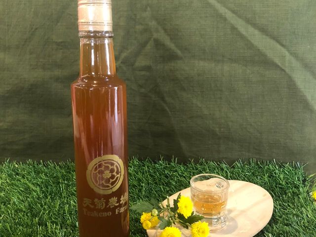 【天菊花醋 250ml】來自自然農法的菊花與蜂蜜調和陳年醋