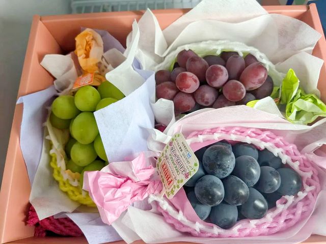 【新鮮空運 日本麝香/陽光紅/富士之輝葡萄三色禮盒 】稀有珍品 送禮首選！
