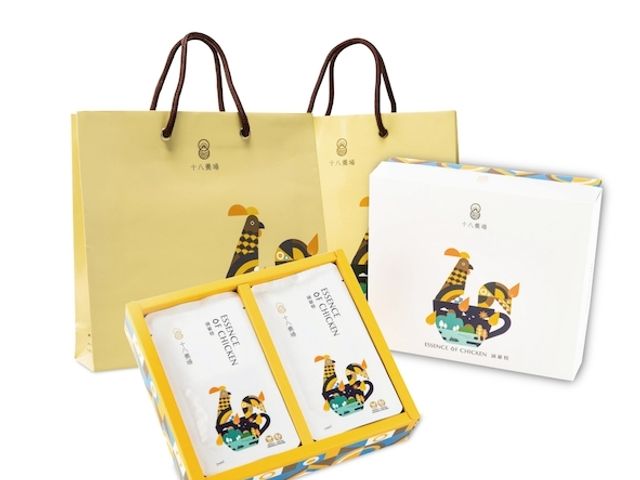 【買二送二再享94折！十八養場 滴雞精6入禮盒X2組 (另加贈2包)】輕鬆閒飲，一點一滴孕育好氣色