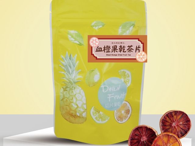 【仙女的紅寶石 血橙果乾茶片(1包)】果香沁心，輕鬆泡出日常美感飲