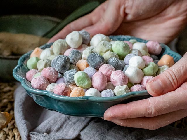 【12月中出貨！七彩福氣手工湯圓x2包】天然蔬果粉 冬至元宵必備