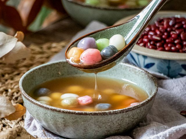 【12月中出貨！七彩福氣手工湯圓x2包】天然蔬果粉 冬至元宵必備