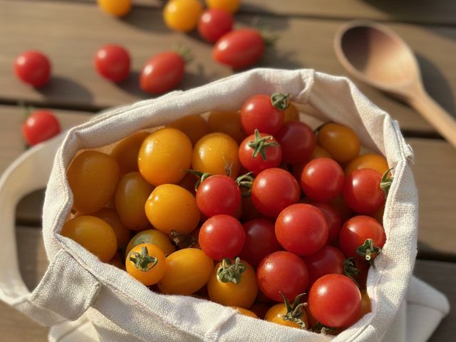 【採收中！屏東九如 有機橙蜜香/玉女小番茄】酸甜多汁、自然回甘，一口就愛上！