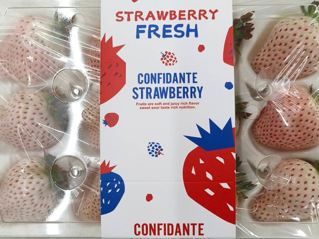 【搶先開賣｜夢幻系無毒白草莓(15-20入)ｘ2盒】草莓界的白寶石，一口就被香氣收服