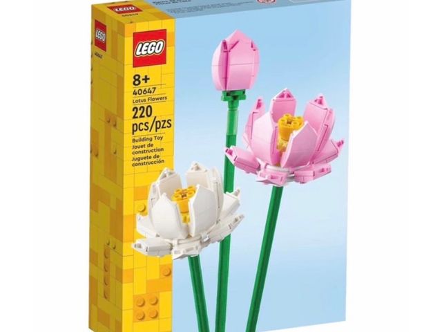 【樂高 LEGO 40647 花朵系列 蓮花】