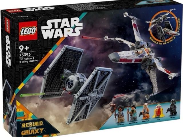 【樂高 LEGO 75393 星際大戰系列-TIE Fighter & X-Wing Mash-up】