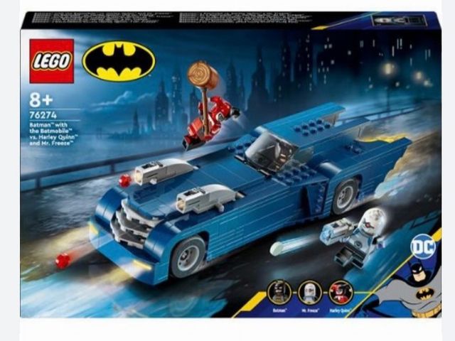 【樂高 LEGO 76274 超級英雄系列-蝙蝠俠駕駛蝙蝠車v.s小丑女及急凍人】
