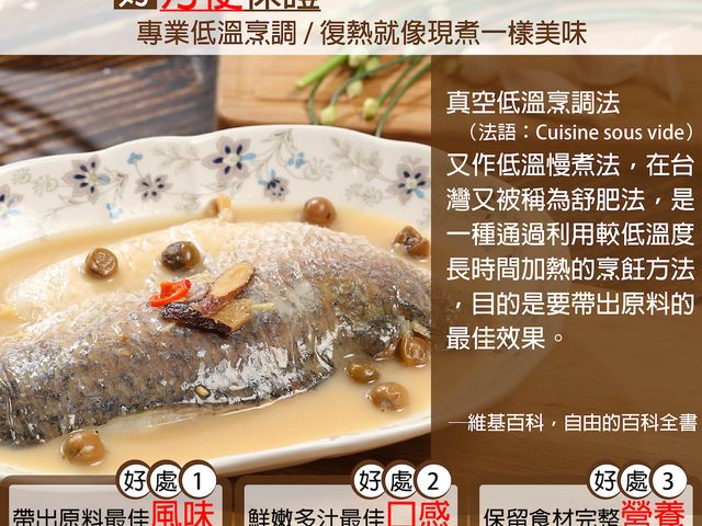 【鱸好家 | 薑絲鹽焗舒肥鱸魚 300g】低溫舒肥鎖住鮮嫩，薑絲提香，鹽焗風味自然甘甜