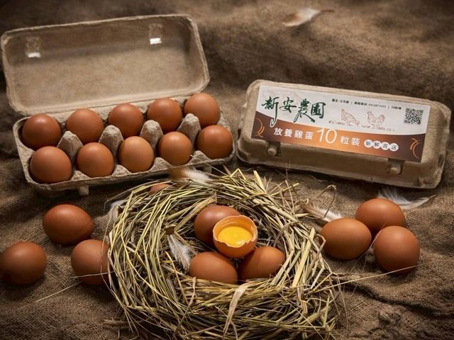 【新安農園 放養雞蛋 10入x9盒】自然放養 × 安心食材，每一顆都吃得到純粹