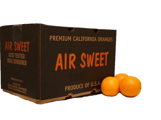 【頂級黑牌！貴族甜橙 美國加州Air sweet無籽臍橙原裝箱】Air sweet肚臍丁果肉多汁香氣撲鼻 甜度高螞蟻人最愛
